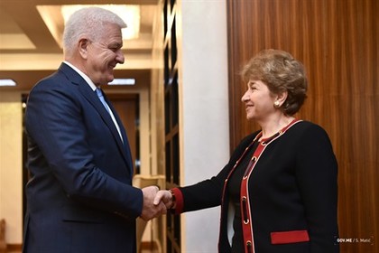 Среща на посланик Плугчиева с Душко Маркович, министър-председател на Черна гора 